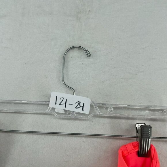 DKNY Swimsuit Women Small Neon Orange One Piece Ruched Strapless Pull On Stretch - Picture 11 of 11